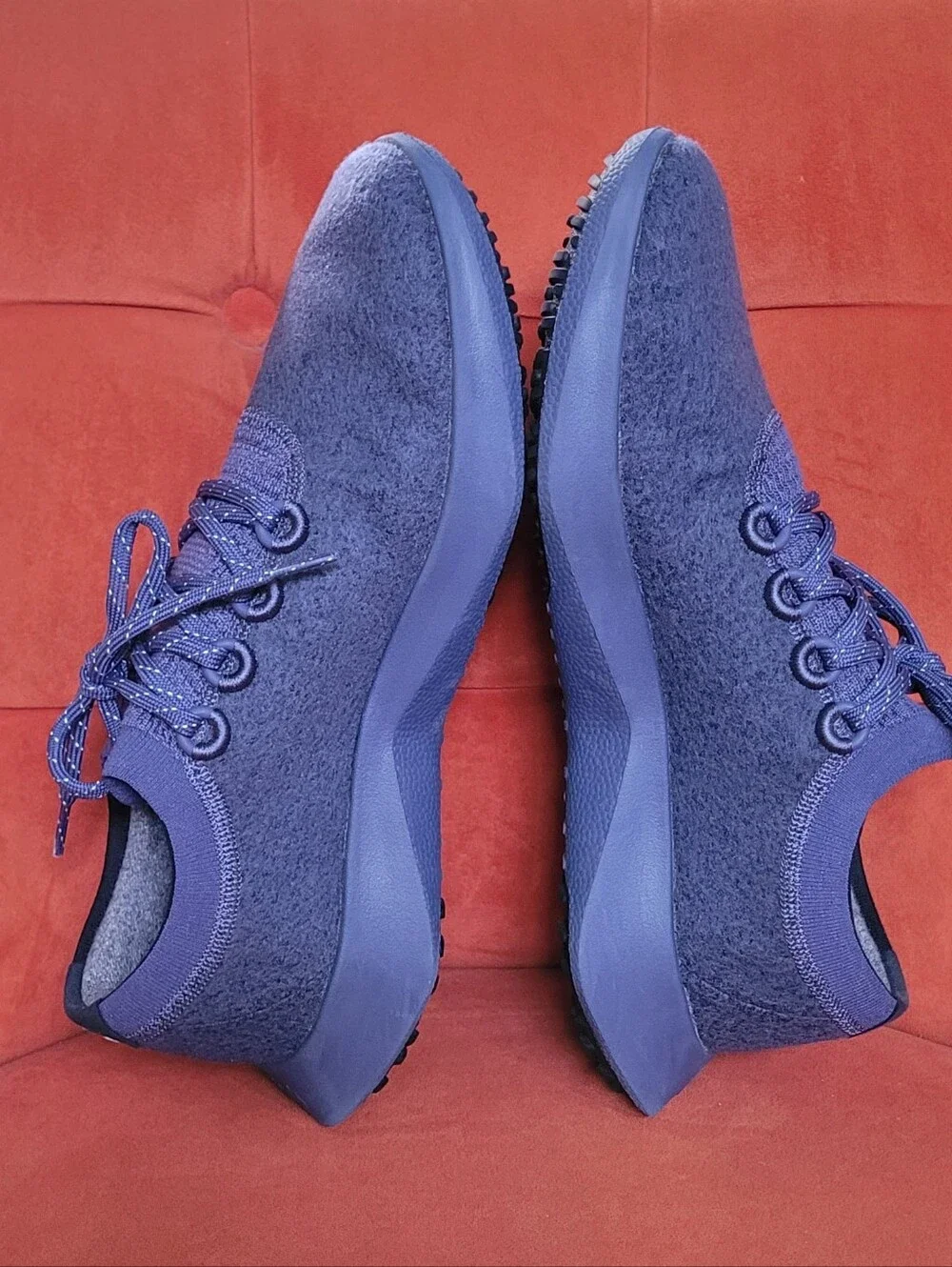 allbirds Men's Wool Dasher Mizzle sneakers in a hazy indigo Size 12